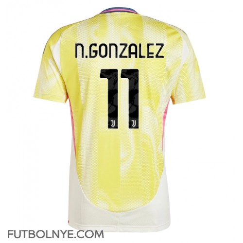 Camiseta Juventus Nicolas Gonzalez #11 Visitante Equipación 2024-25 manga corta